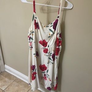 Flowered summer dress